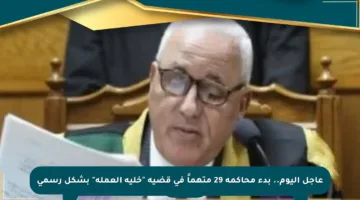 عاجل اليوم.. بدء محاكمة 29 متهماً في قضية “خلية العملة” بشكل رسمي